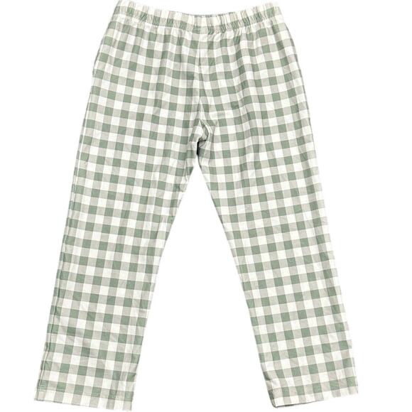 Jane + Jo Green Check Pajama Pants 5y NWOT - Picture 4 of 4